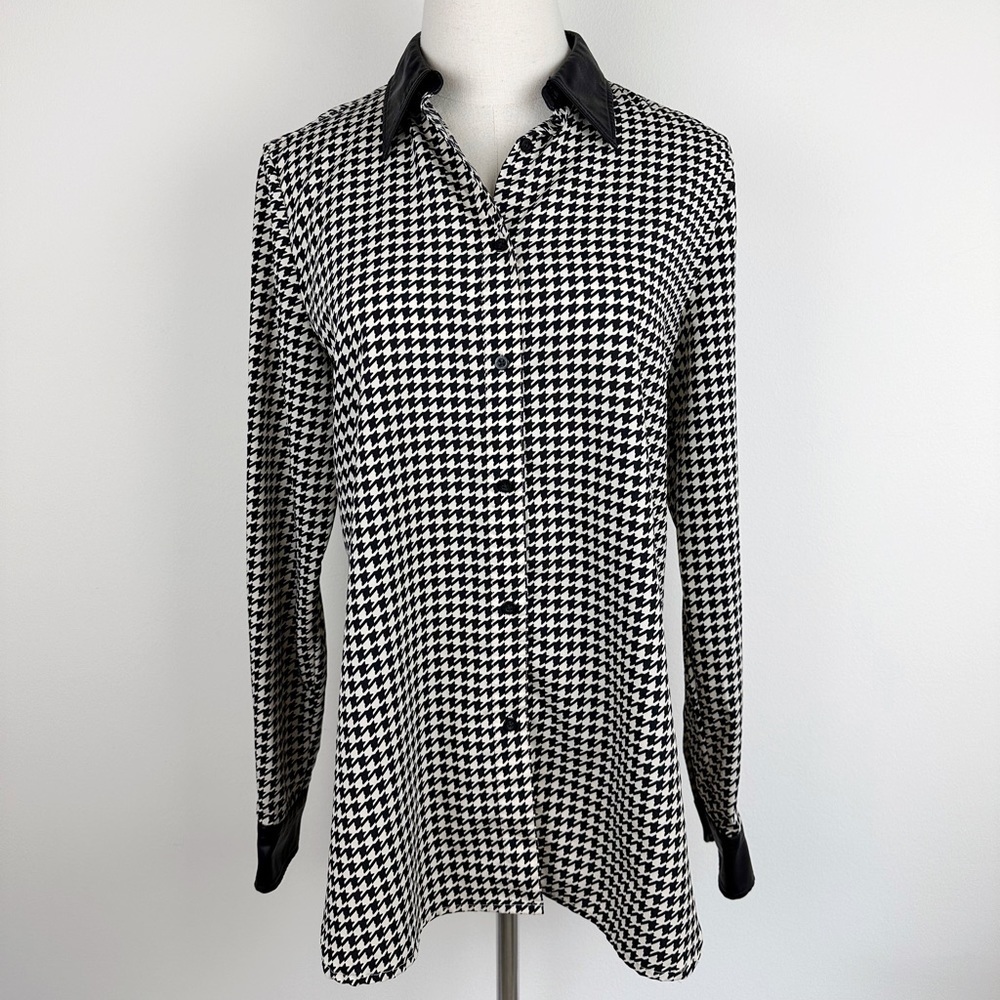 Lauren Ralph Lauren Houndstooth Blouse